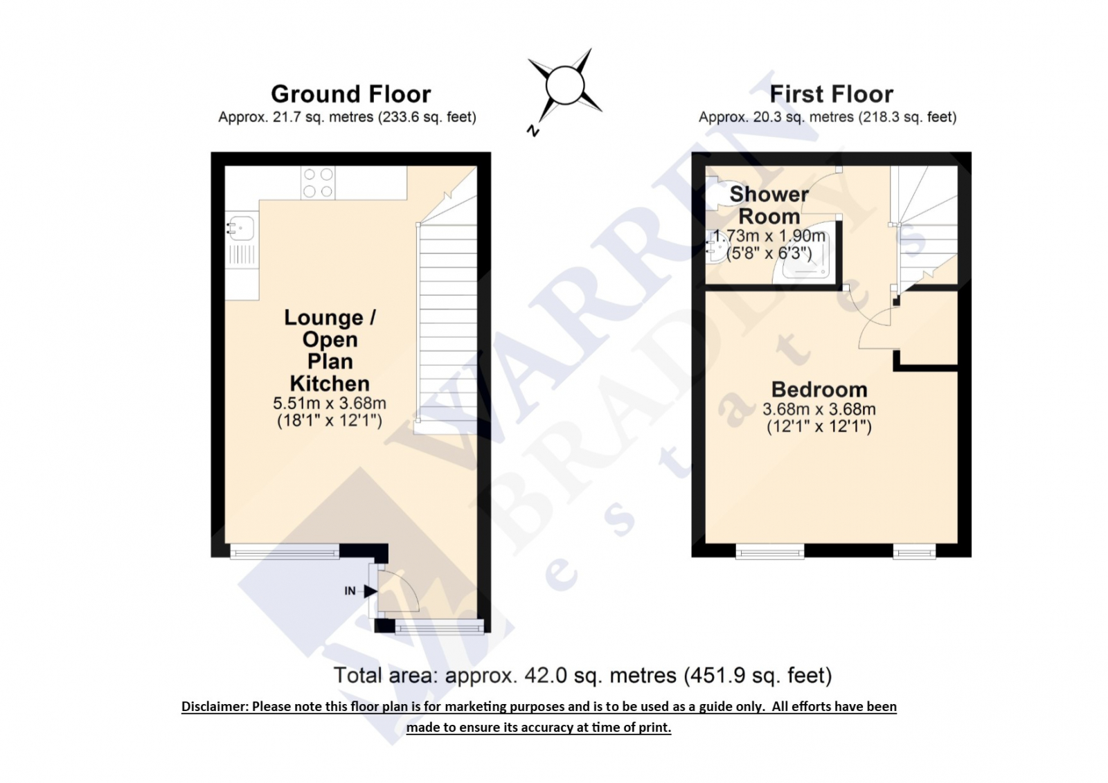 2 Magpie Close, London floorplan