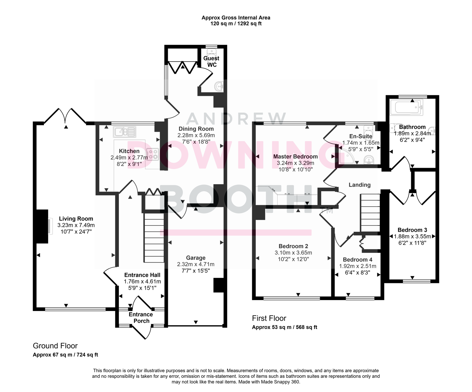19, Hillview, Walsall floorplan