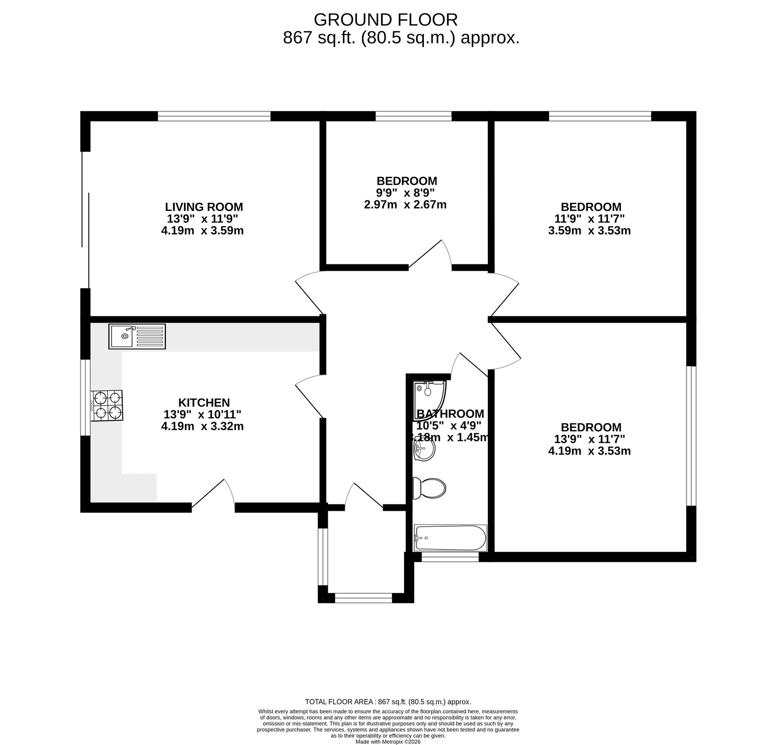 15A,, Vicarage Lane, Farnha floorplan