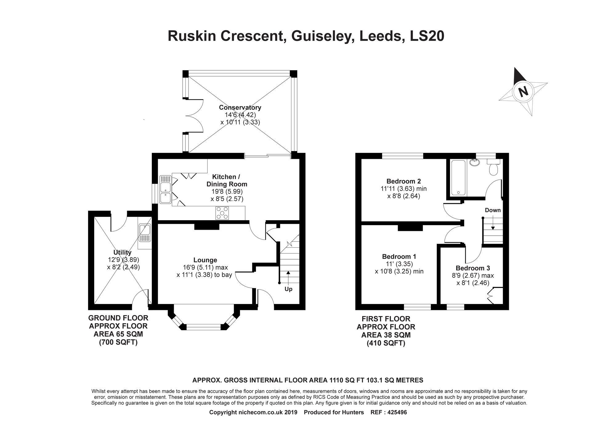 3 Bedrooms End terrace house for sale in Ruskin Crescent, Guiseley, Leeds LS20