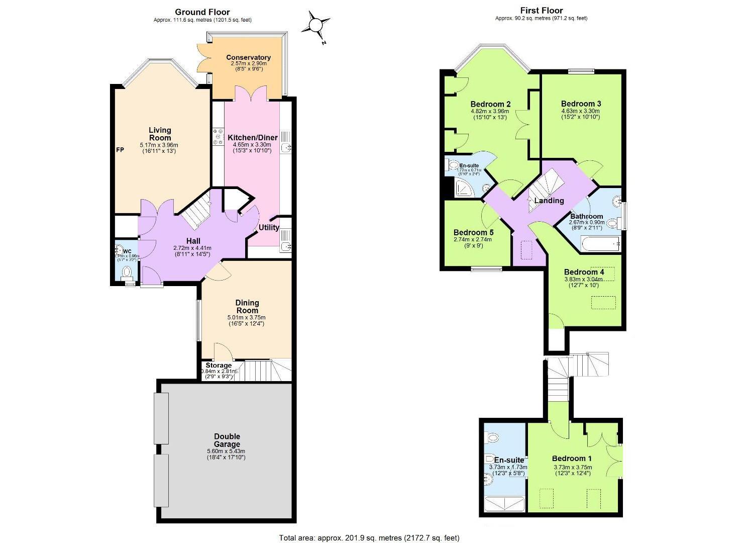 1, Churchside Walk, Ashby-De-La-Zouch floorplan
