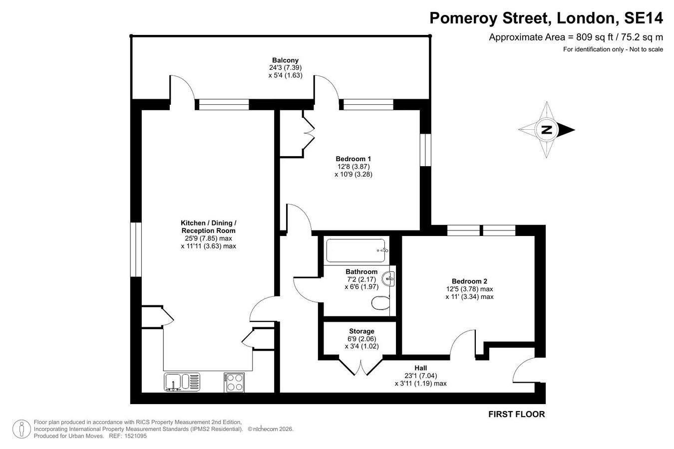 7, Harriet Court, London floorplan