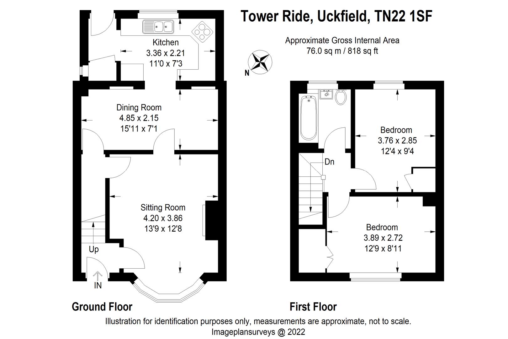 Tower Ride Uckfield Tn22 2 Bedroom Terraced House For Sale 61840467