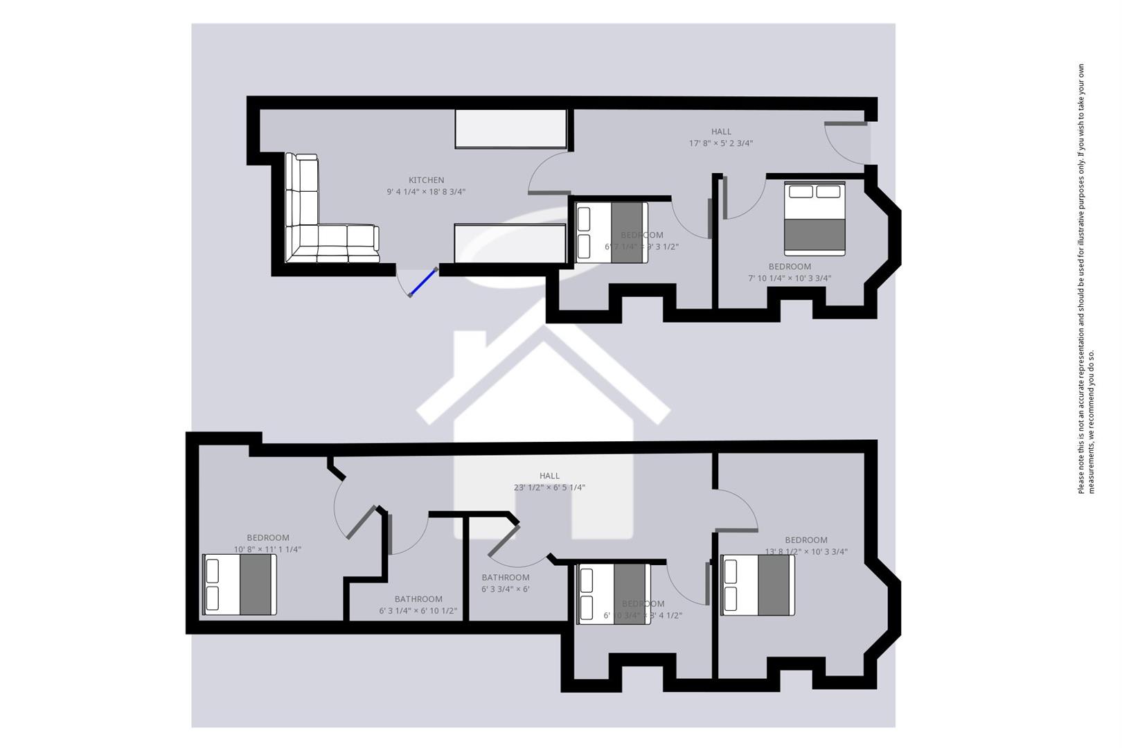 Tewkesbury Street, Cardiff floorplan