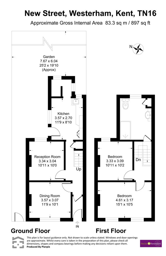 16, New Street, Westerham floorplan