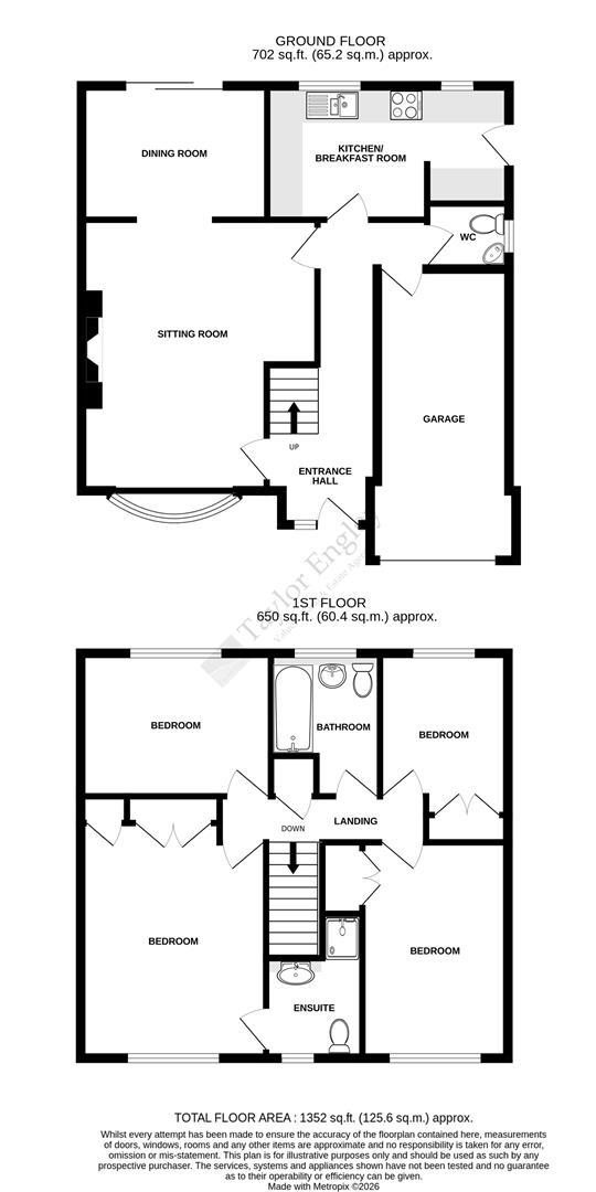 1, Buttermere Way, Eastbourne floorplan