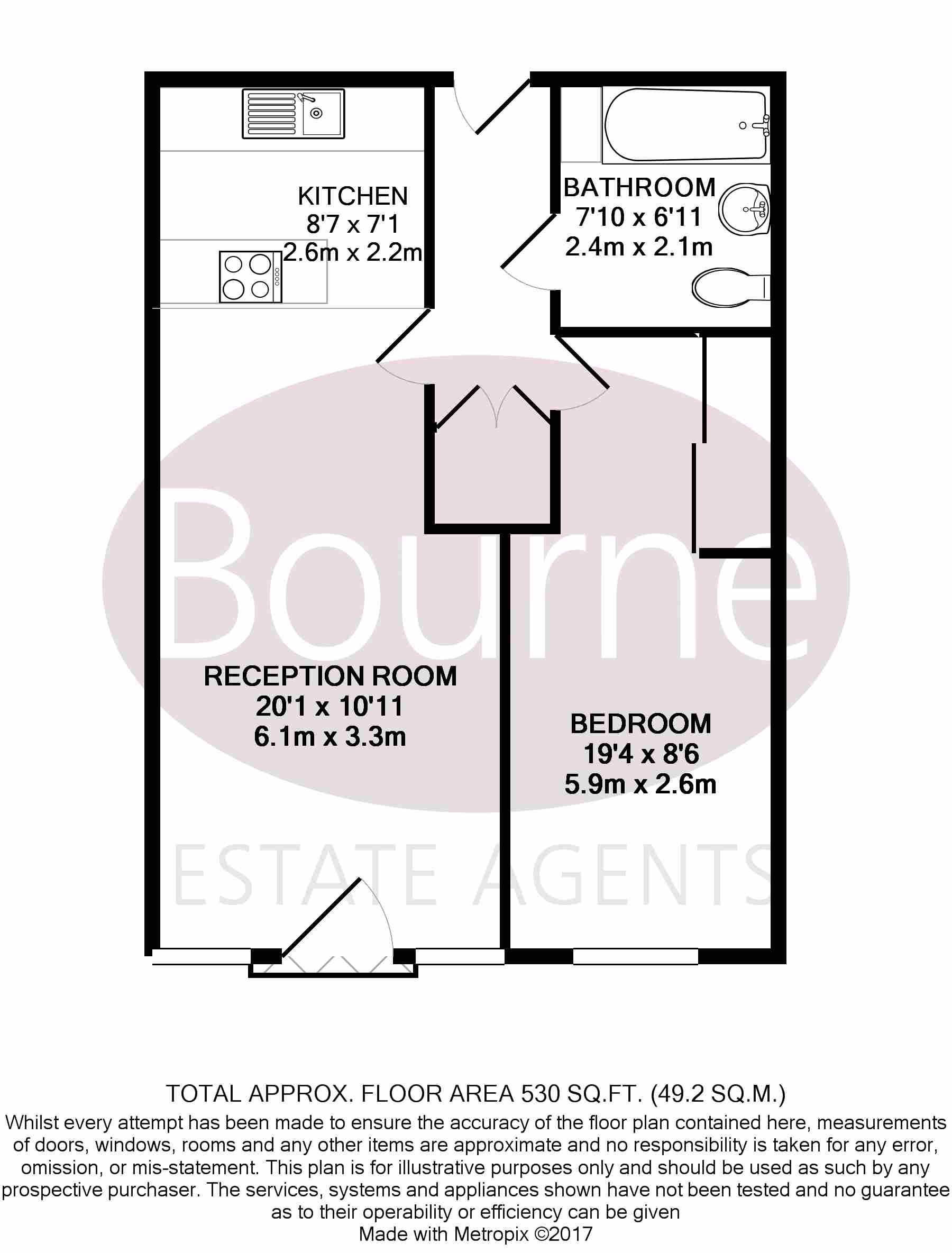 1 Bedrooms Flat to rent in Church Street East, Horsell, Woking GU21