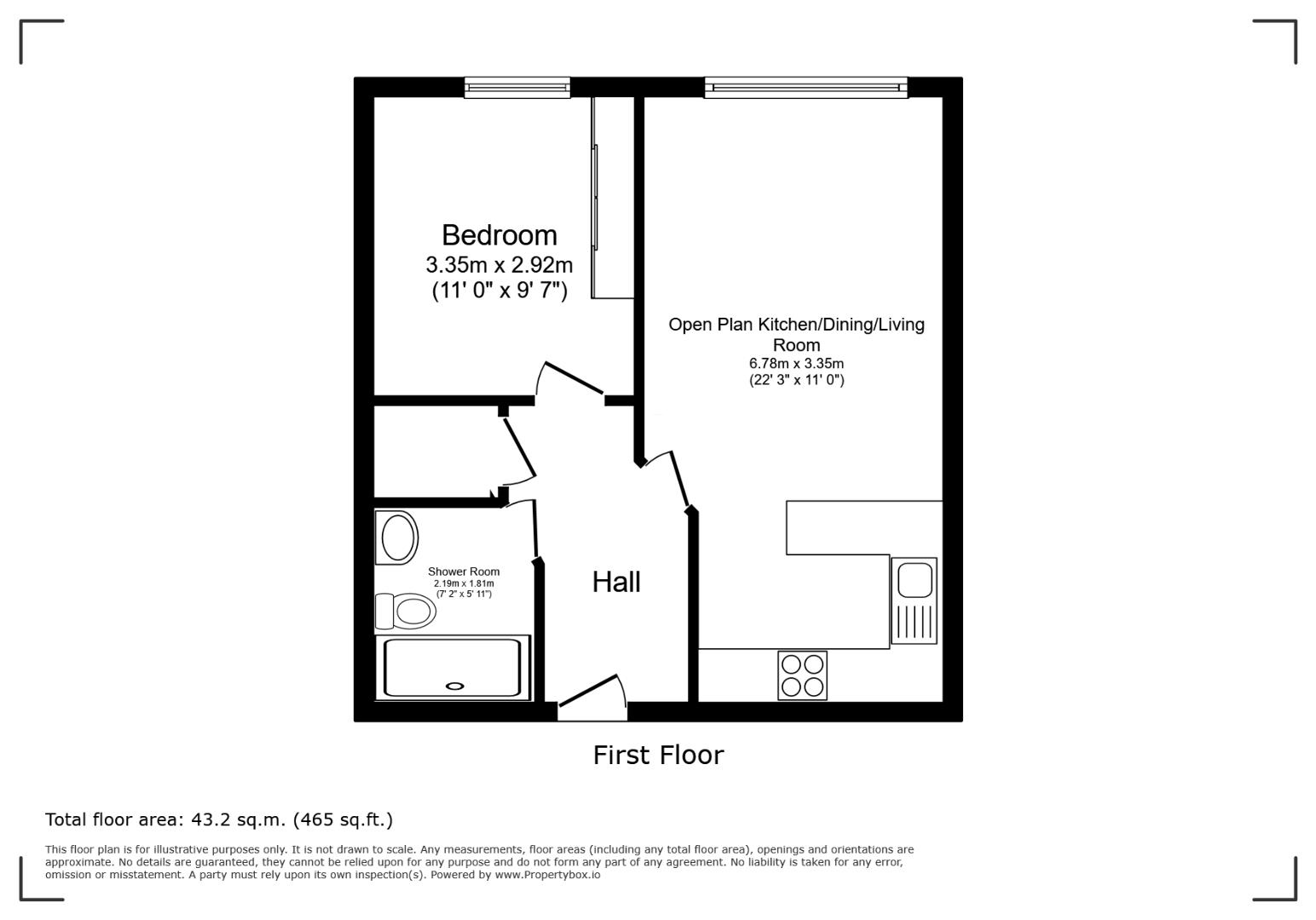 172 Clarence House, The Boulevard, Leeds floorplan