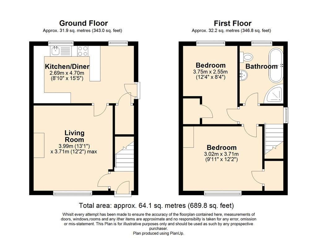 70, Bridgnorth Road, Broseley floorplan