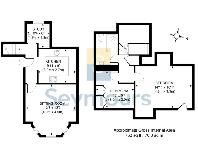 Flat 4 Lordswood,, Maybury Hill, Surrey floorplan