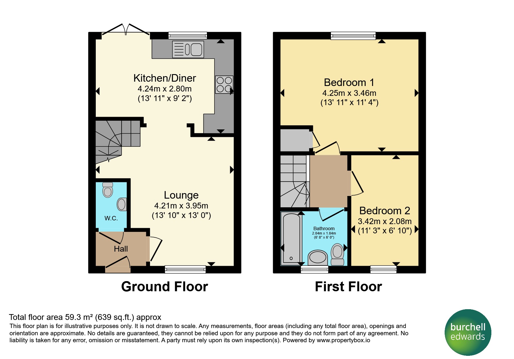 51, Eaton Close, DERBY floorplan