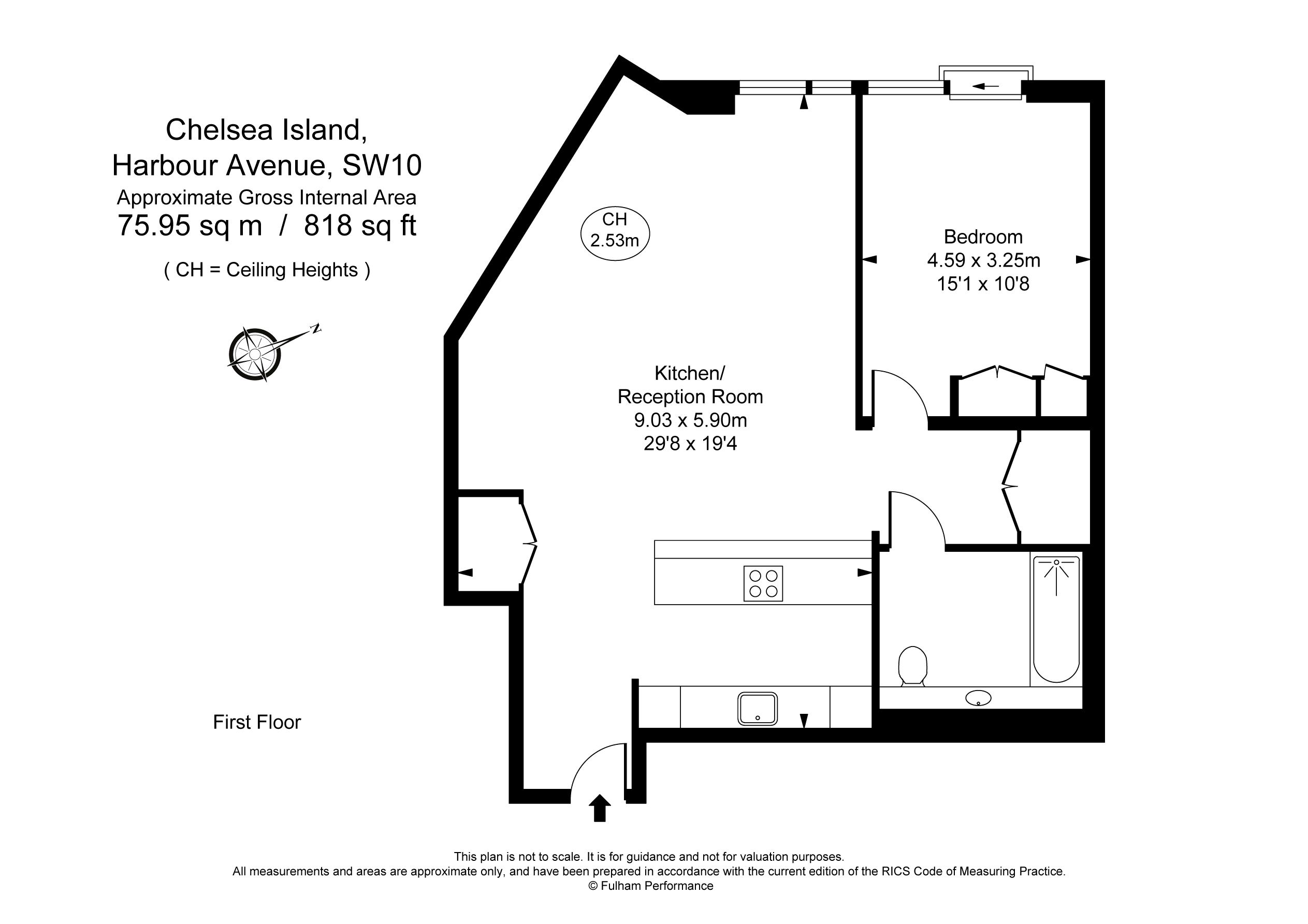 1 Bedrooms Flat to rent in Chelsea Harbour Design Centre, Chelsea Harbour, London SW10