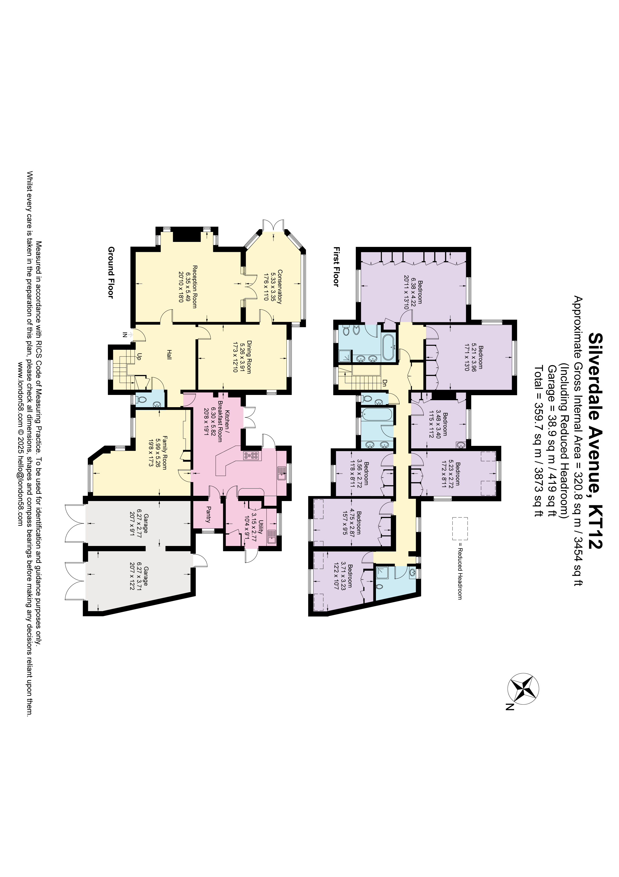 118, Silverdale Avenue, Walton-on-Thames floorplan