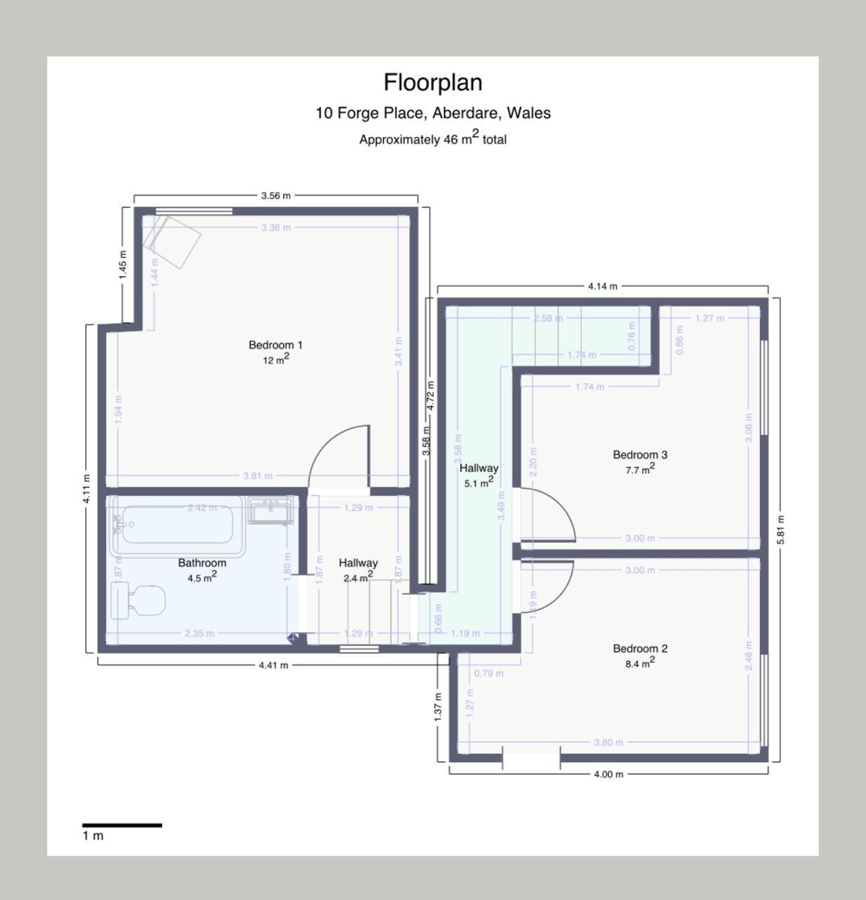 10, Forge Place, Aberdare floorplan