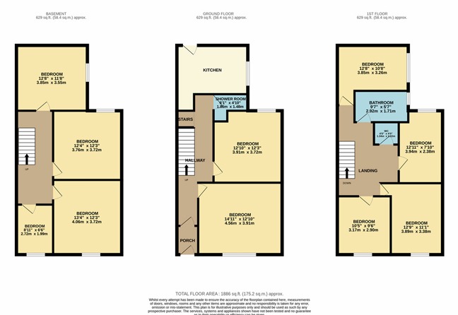 93 Warren Road, Torquay, Devon floorplan