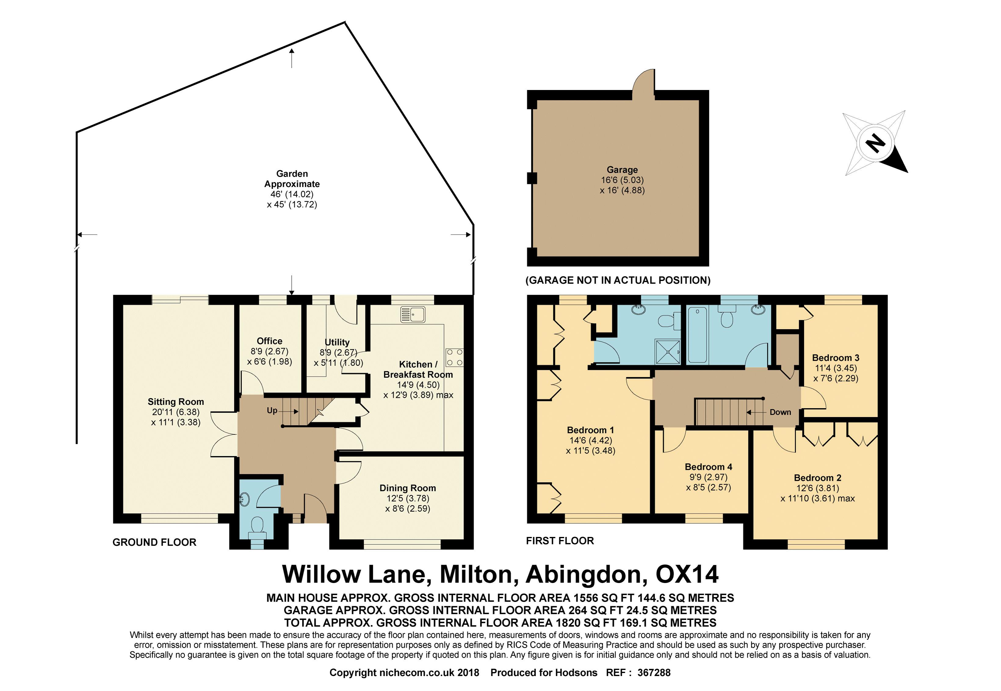 4 Bedrooms Detached house for sale in Willow Lane, Milton, Abingdon OX14