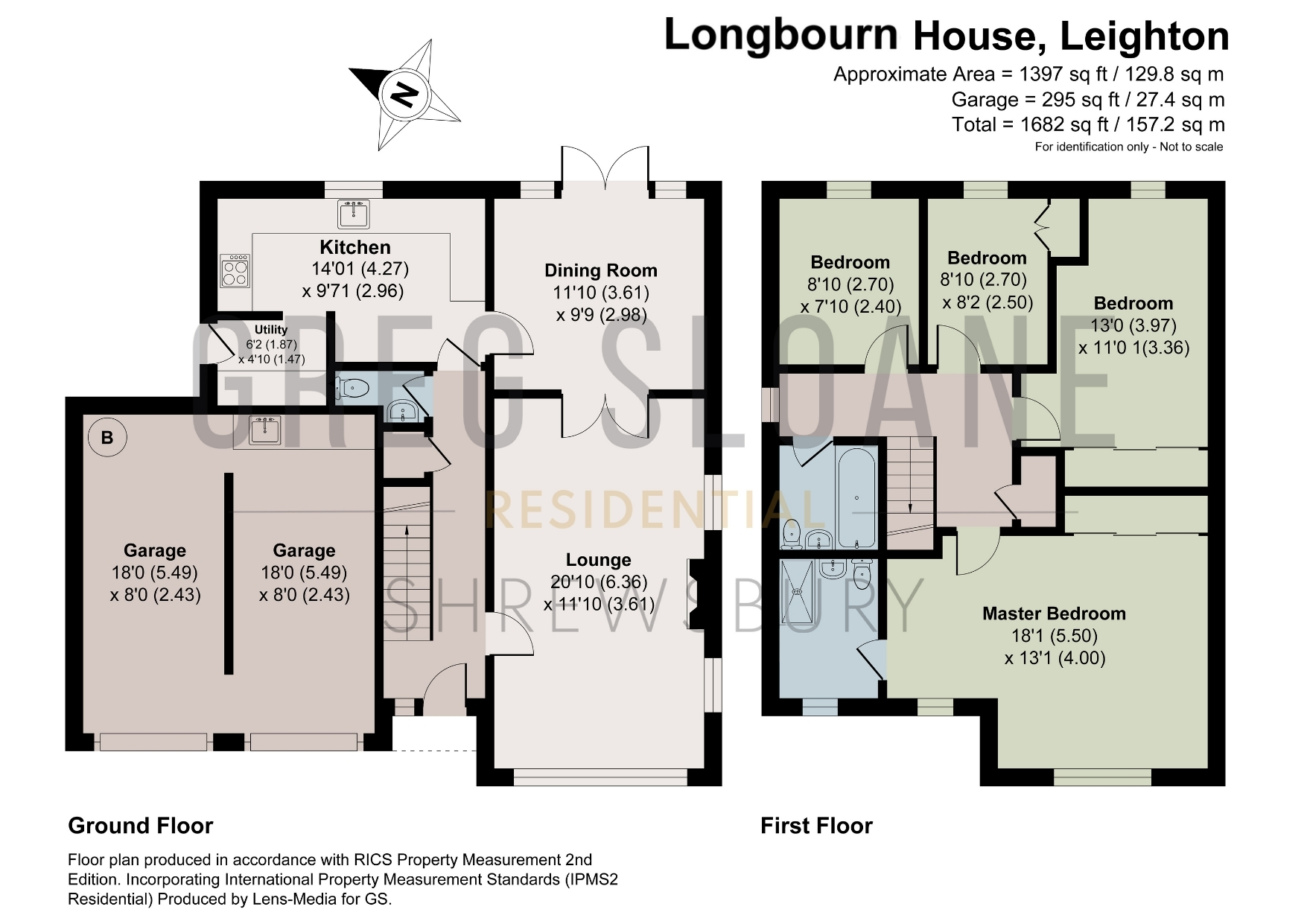 Longbourn House, Shrewsbury floorplan