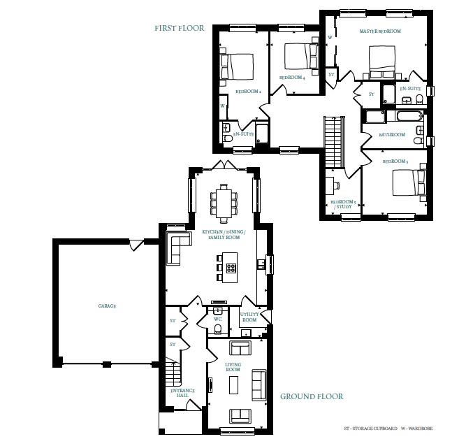 5 Bedrooms Detached house for sale in Pampisford Road, Abington, Cambridge CB21