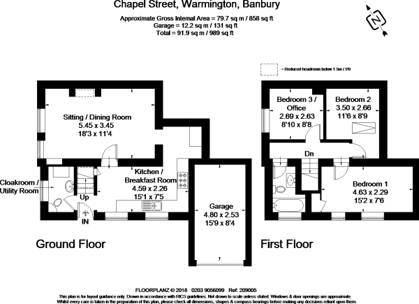 3 Bedrooms Cottage to rent in Chapel Street, Warmington OX17