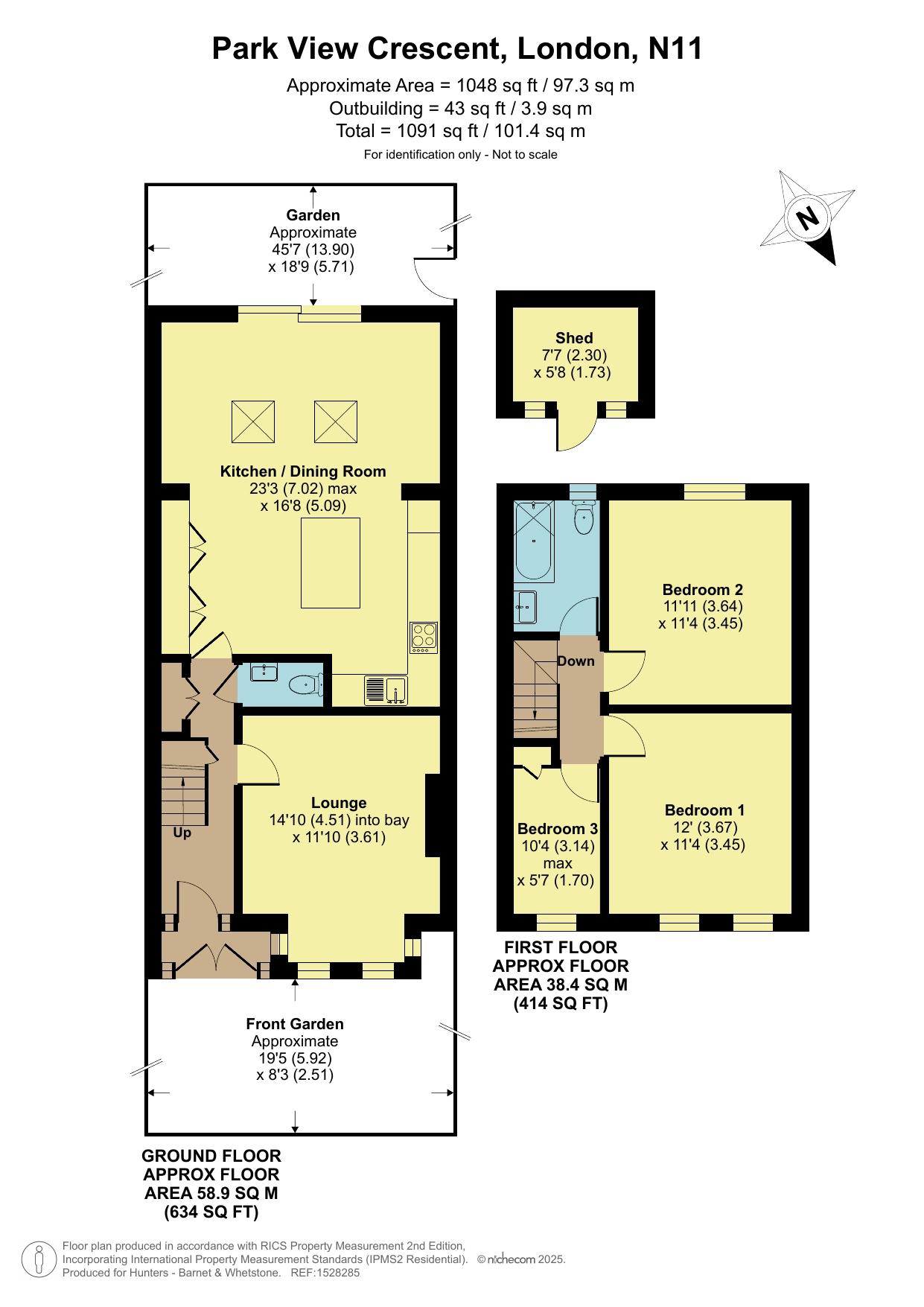 38, Park View Crescent, New Southgate floorplan