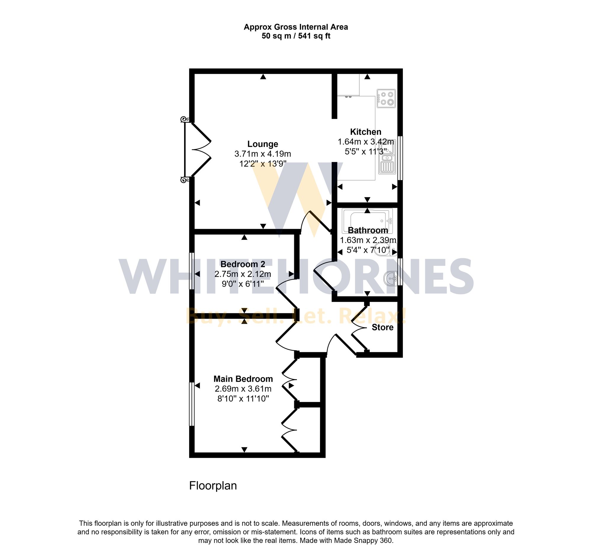 148 Commonside, Sheffield floorplan