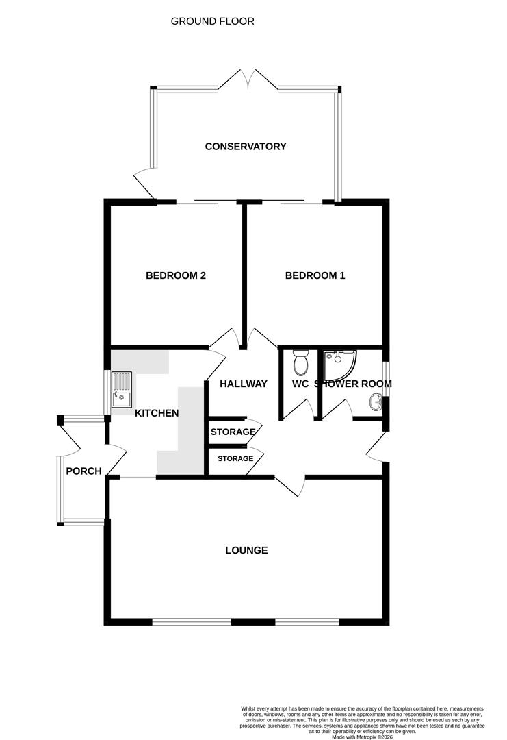 12, Willow Place, King's Lynn floorplan