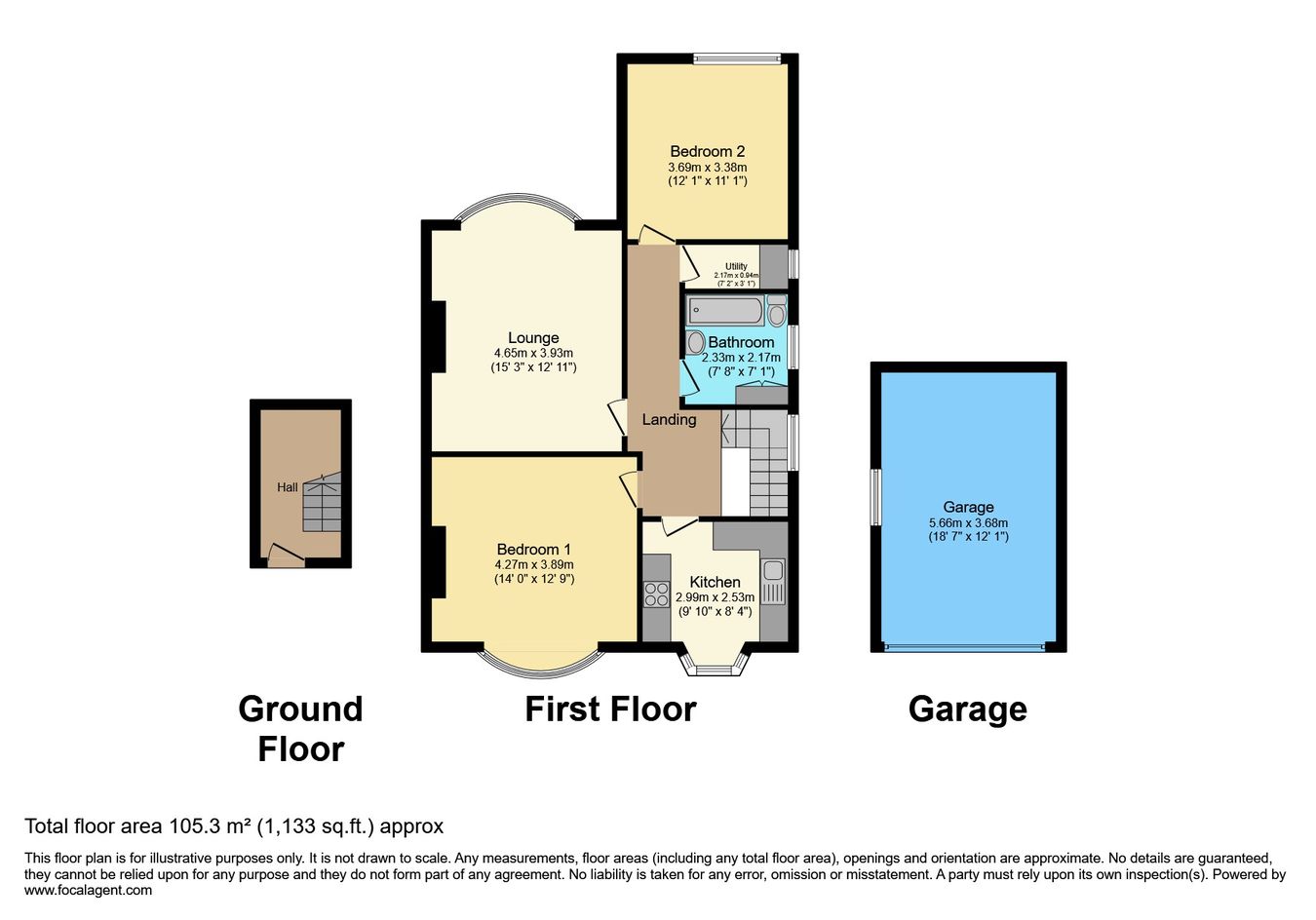 9a, Devonshire Road, Lytham St Annes floorplan