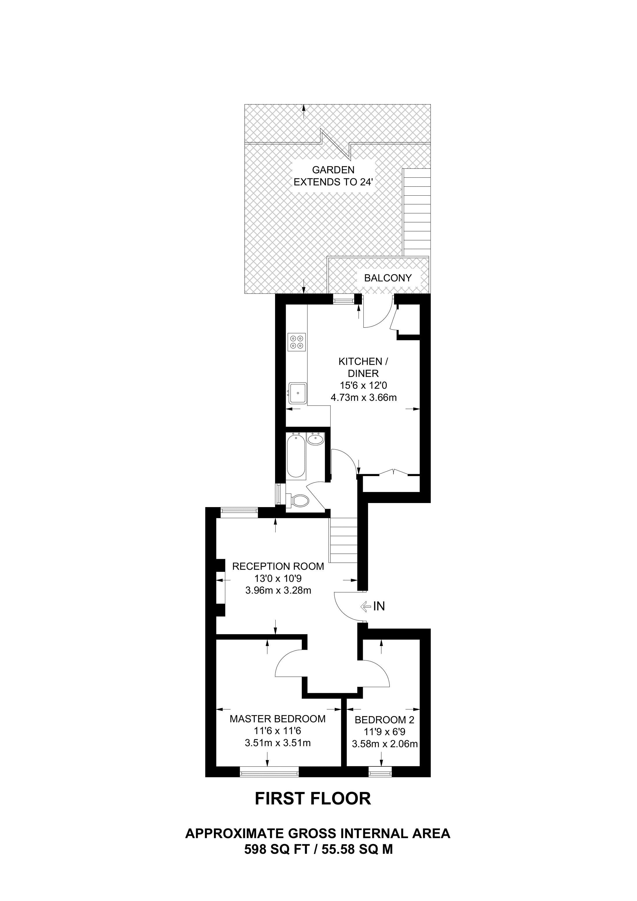 2 Bedrooms Flat for sale in Wandsworth Bridge Road, South Park SW6