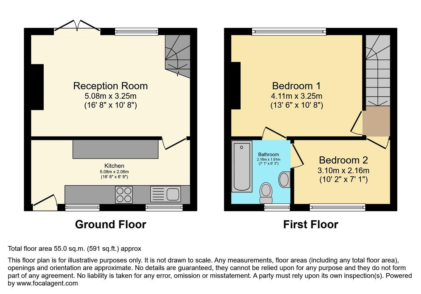 3, Orchard Street, Nottingham floorplan