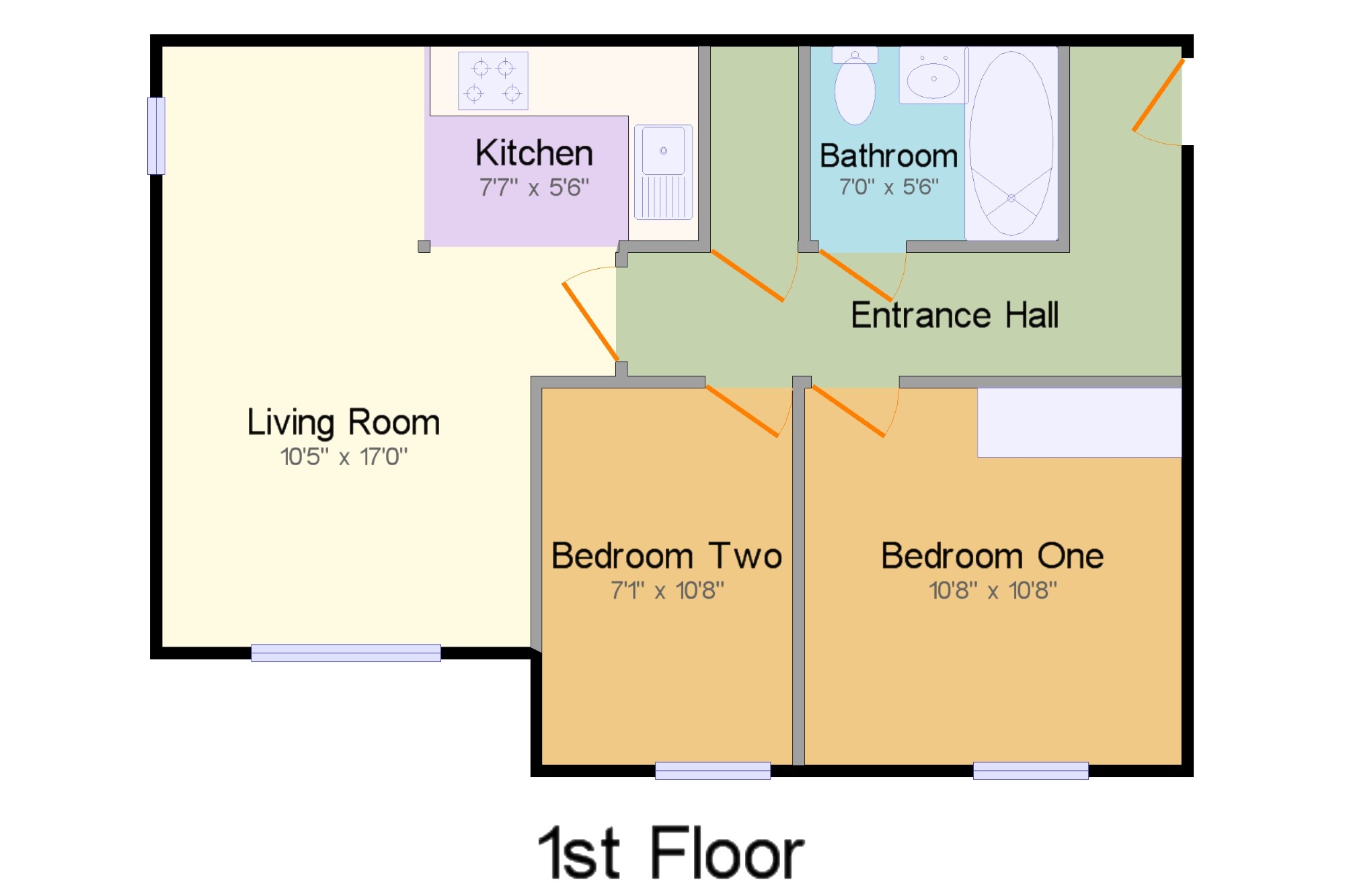 2 Bedrooms Flat for sale in Ashingdon, Rochford, Essex SS4