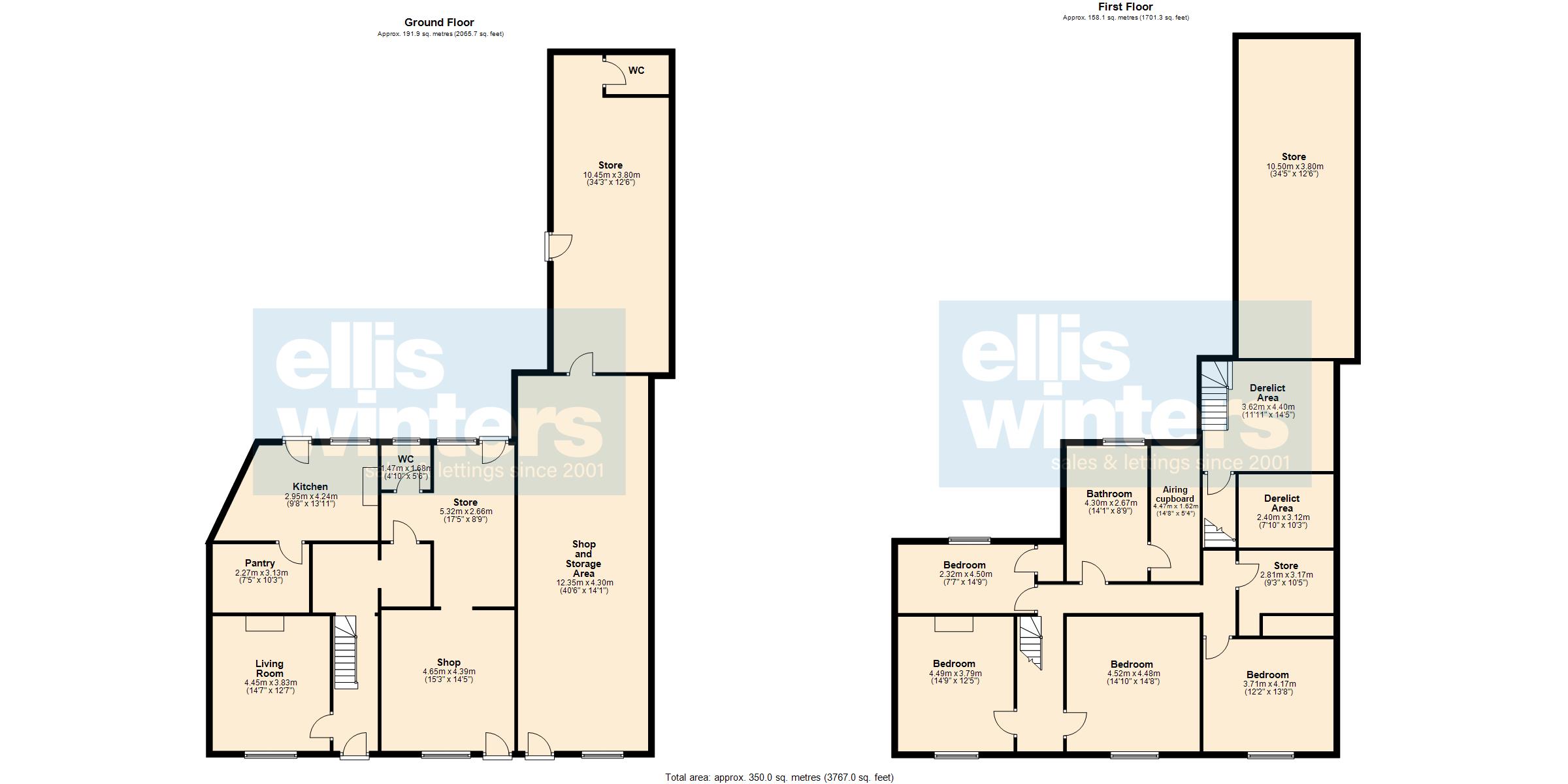 11&13, High Street, Chatteris floorplan