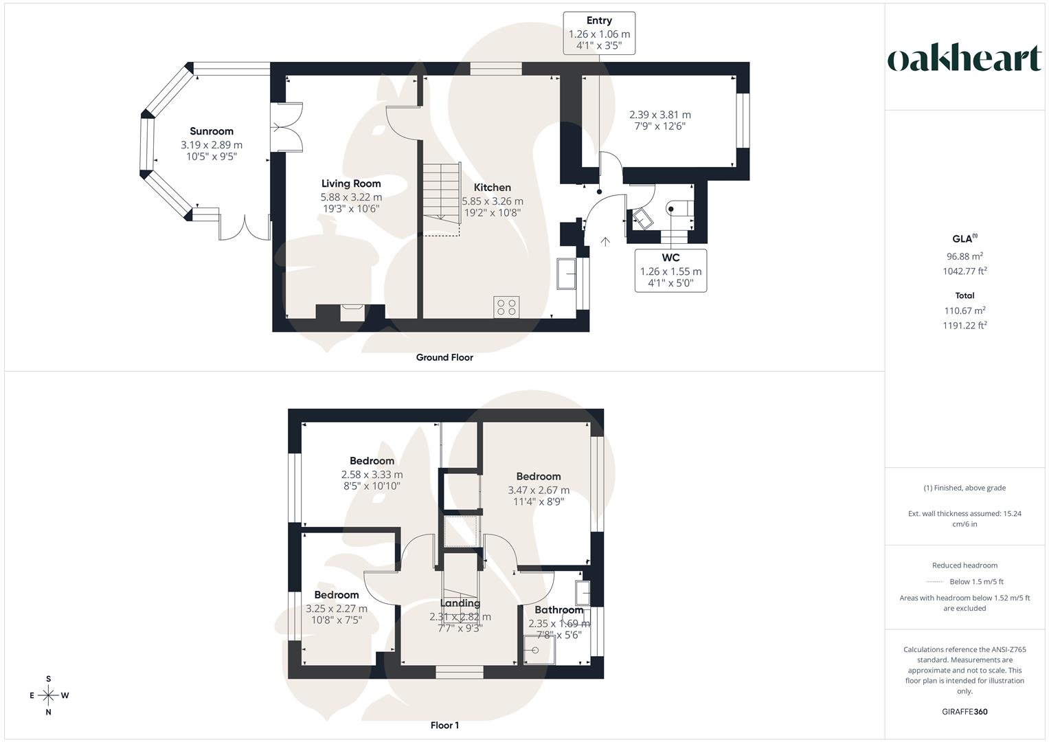 20, Crosstree Walk, Colchester floorplan