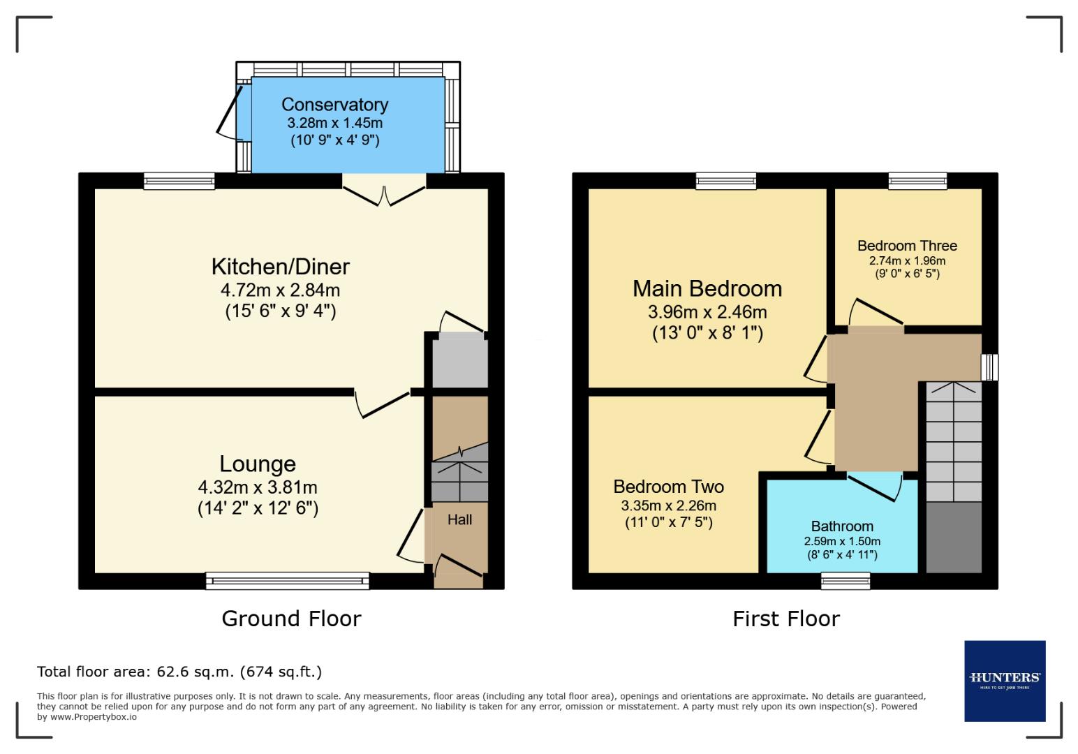 24, Laxey Crescent, Leigh floorplan