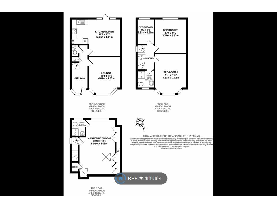 4 Bedrooms Semi-detached house to rent in Oakington Manor Drive, Wembley HA9