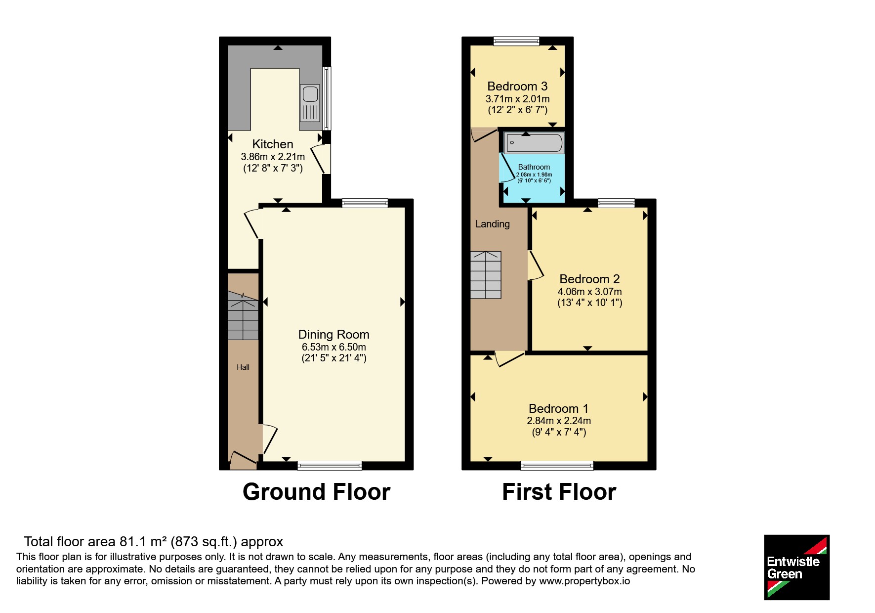 92, Victory Road, Lancashire floorplan
