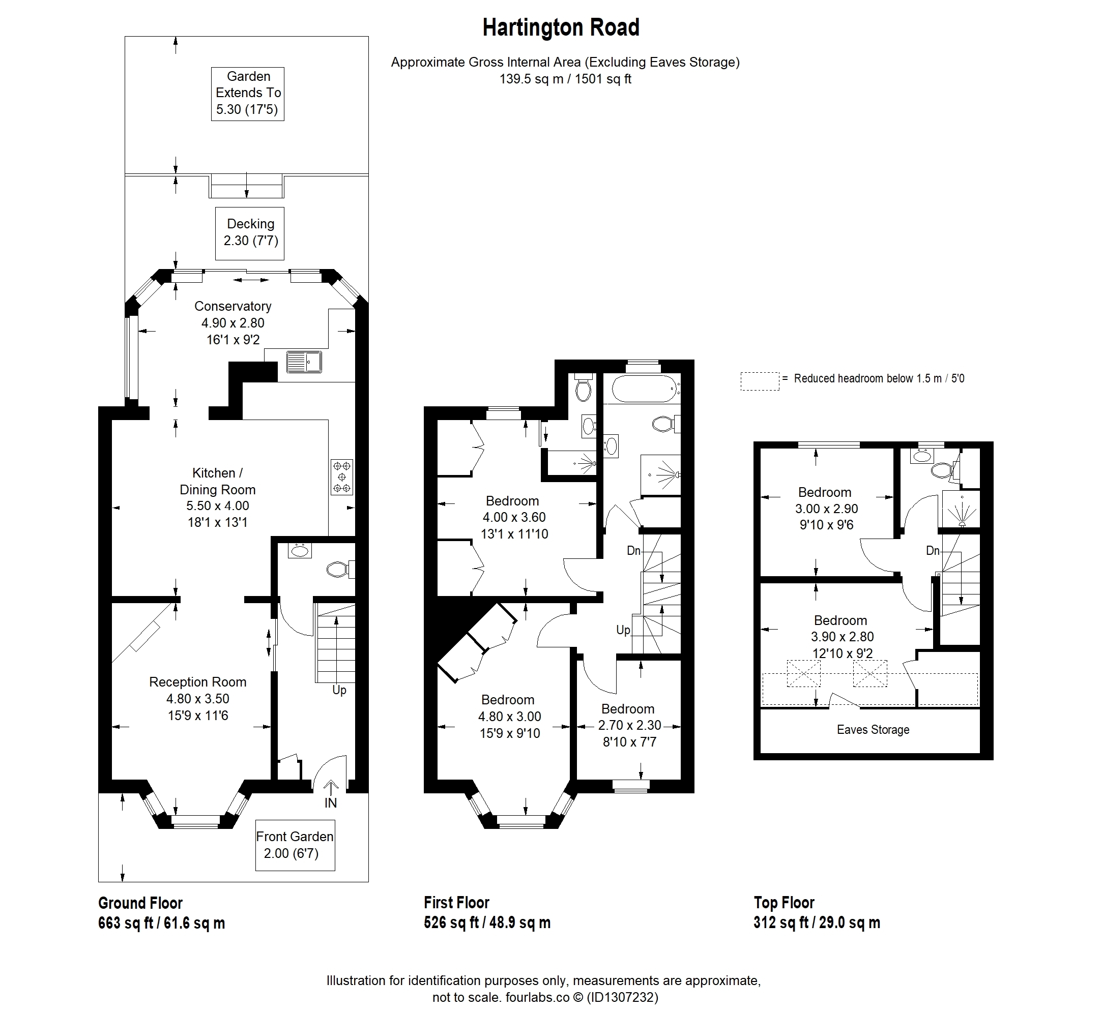 55, Hartington Road, St Margarets floorplan