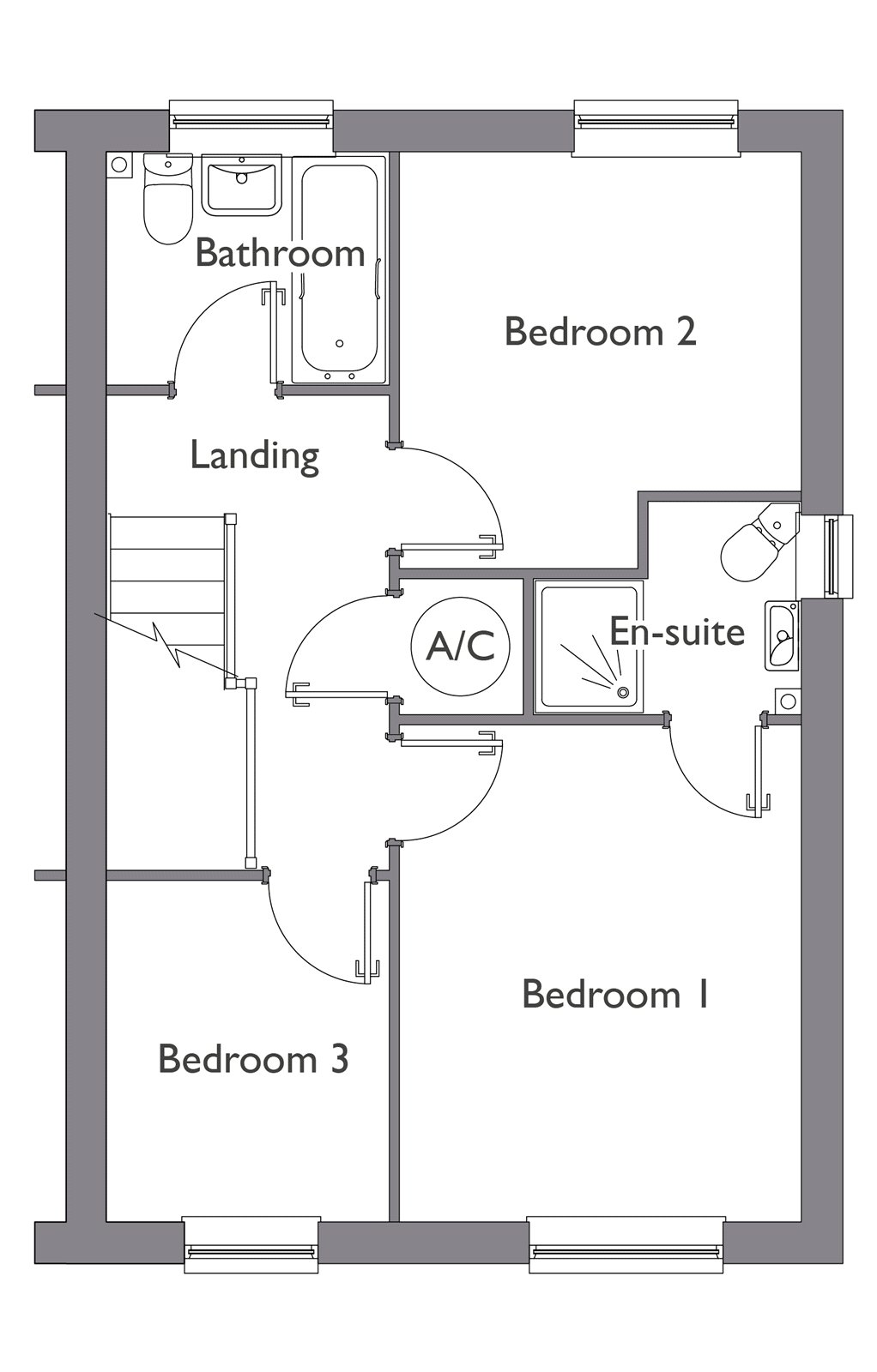 Plot 177 (Hulver),, The Landings, Halesworth floorplan