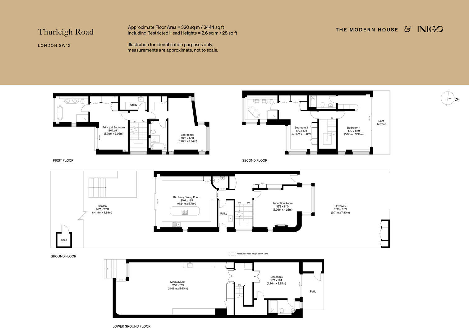 36, Thurleigh Road, London floorplan