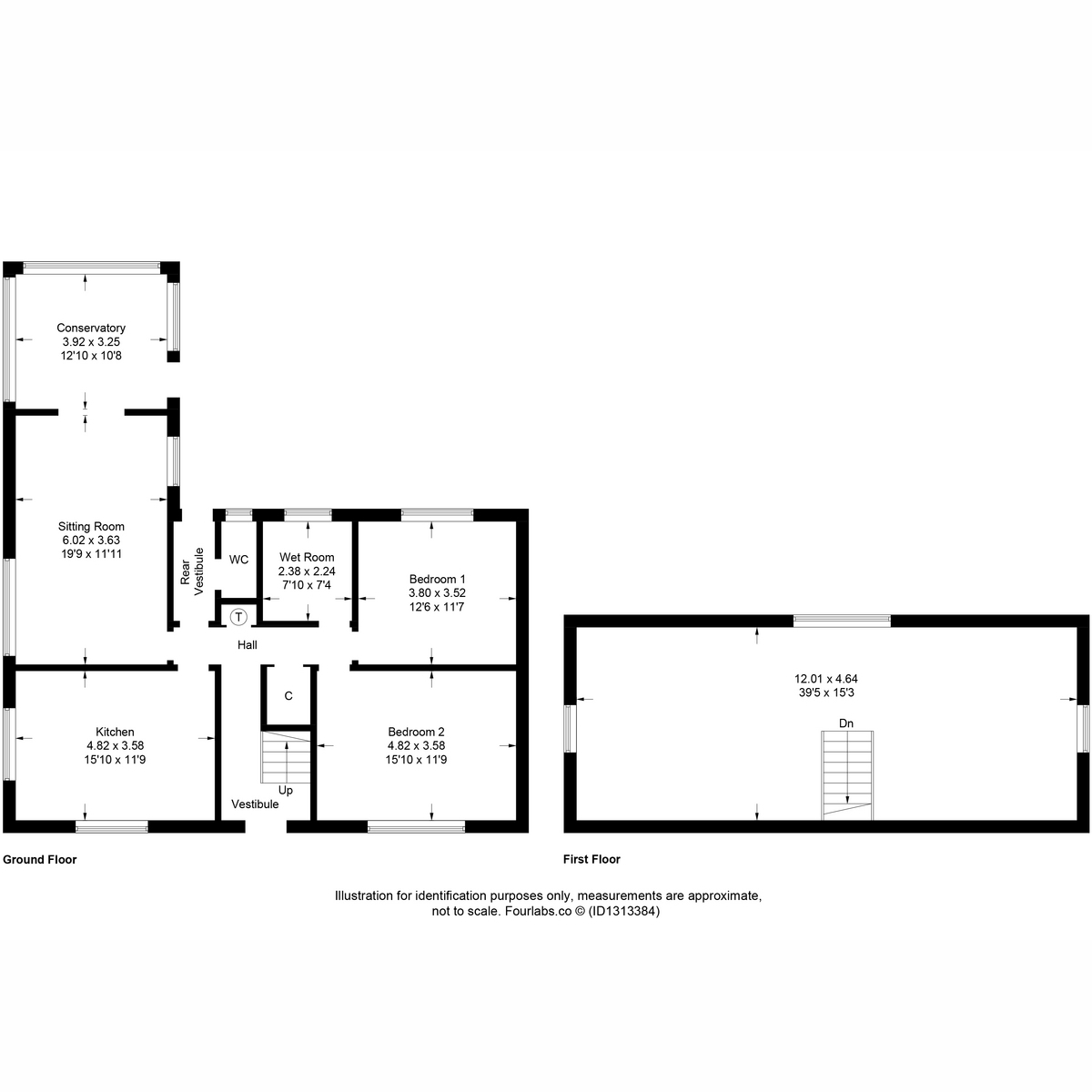 Kings Burn, East Watergate, Fortrose floorplan