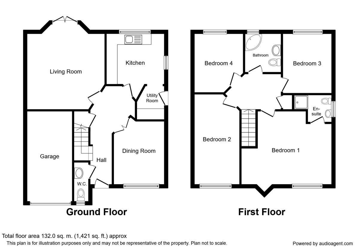 4 Bedrooms Detached house for sale in Cleadon Way, Widnes WA8