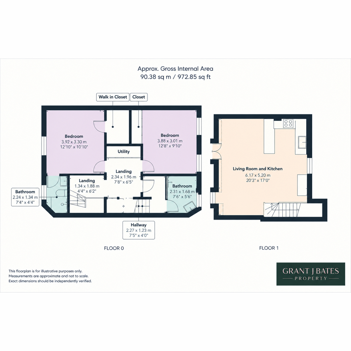Flat Flat 2, 11, Meeting House Lane, London floorplan