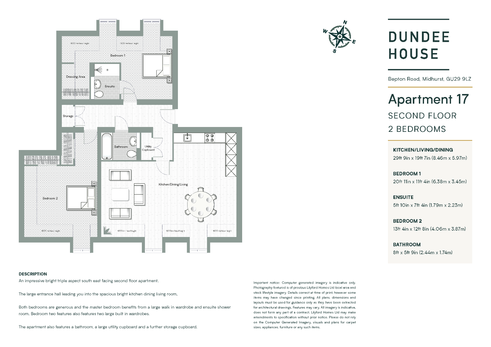 Bepton Road, Midhurst GU29, 2 bedroom flat for sale 61659695