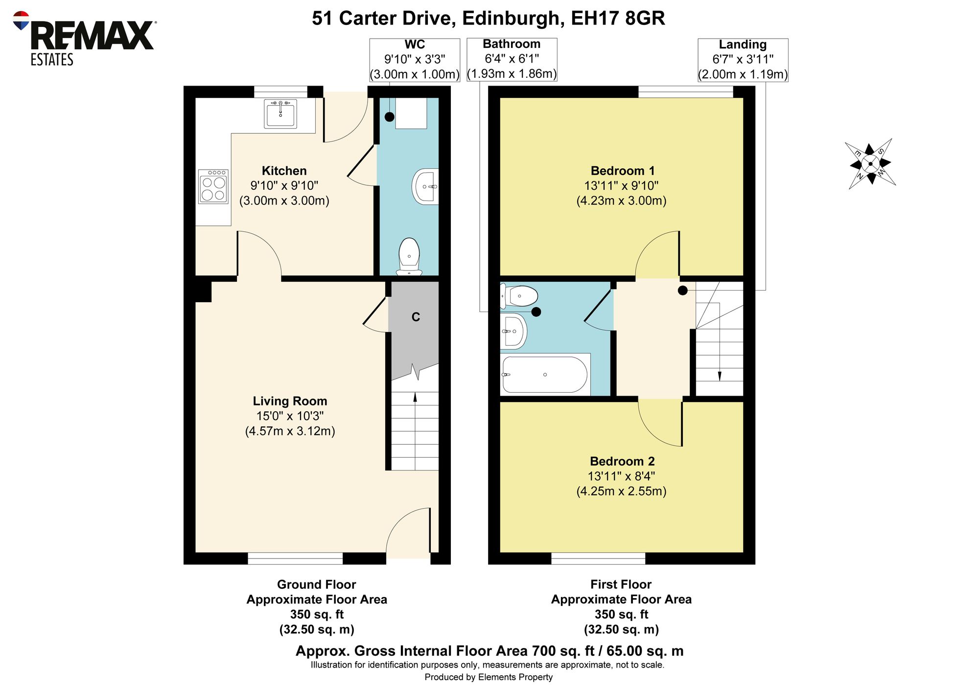 51 Carter Drive, Edinburgh floorplan