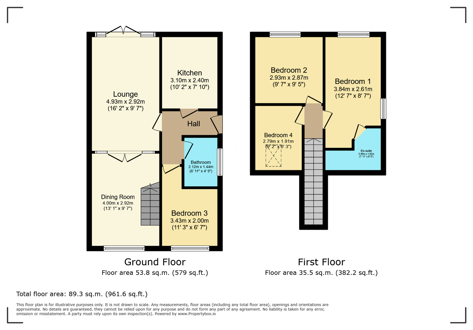 31, Hill View Gardens, Halifax floorplan