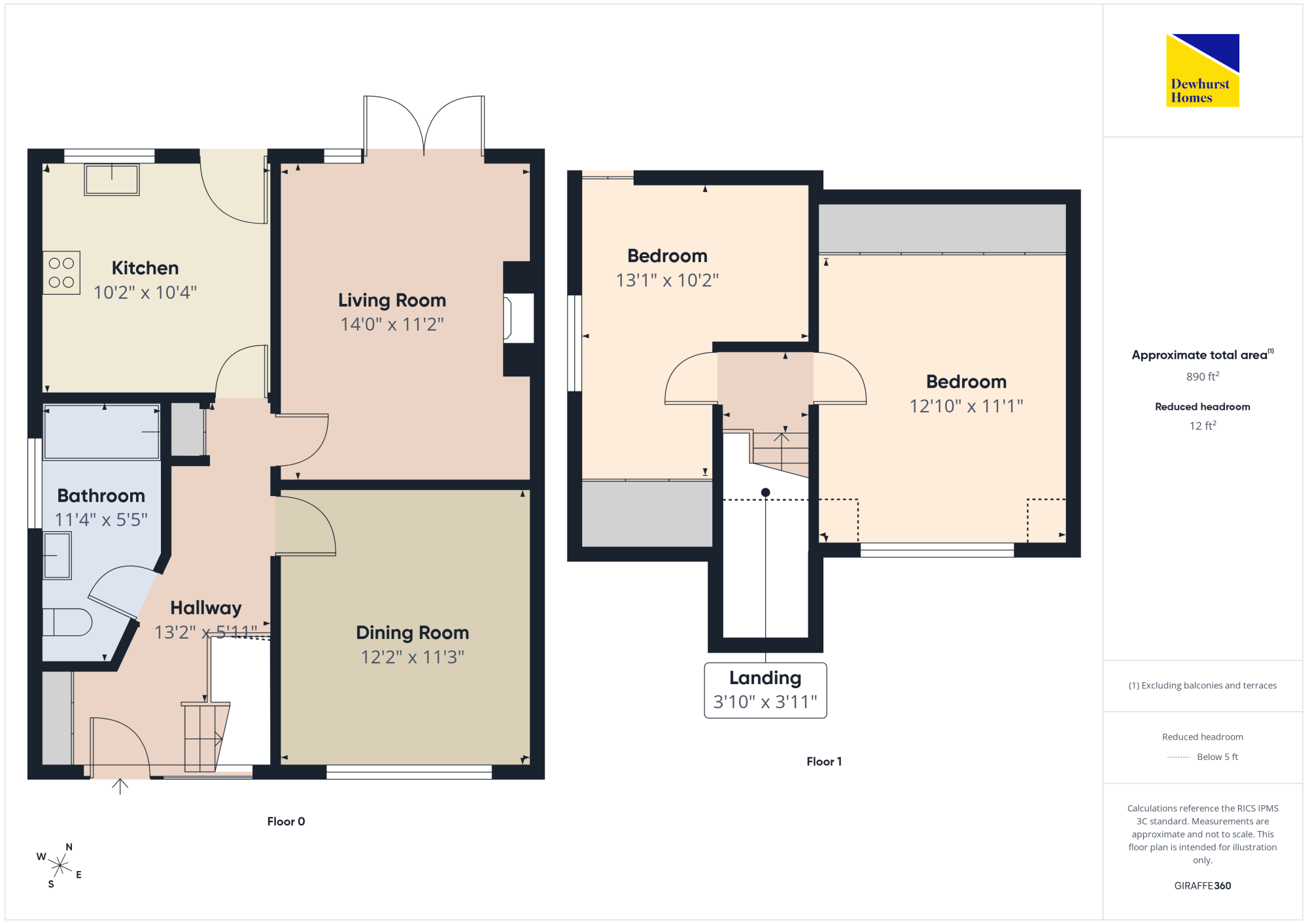 188, Liverpool Old Road, Preston floorplan