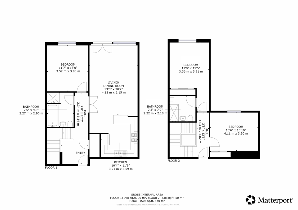 51 Carnoustie Street, Flat 1/7, Glasgow floorplan