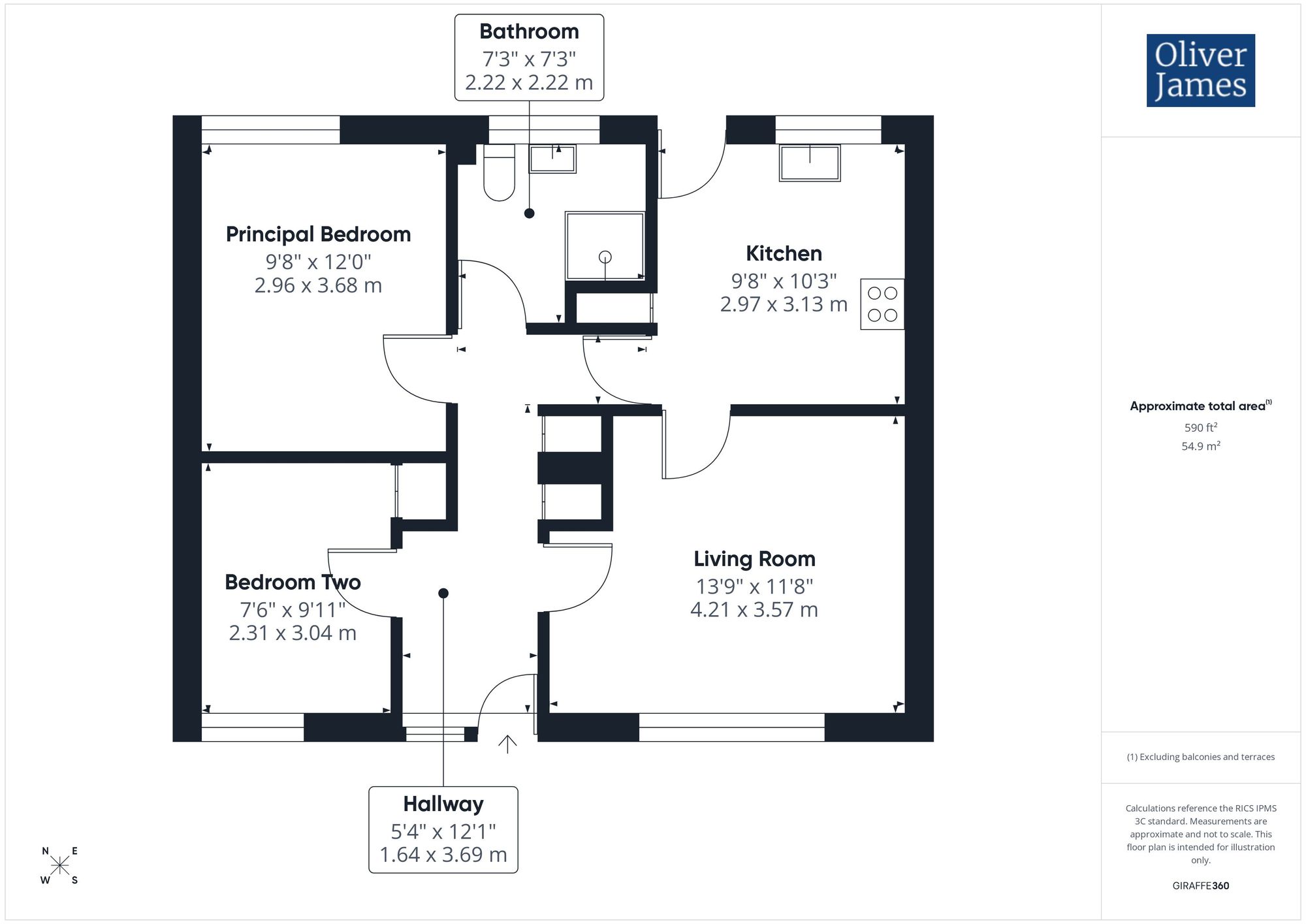 11 Field Close, Huntingdon floorplan