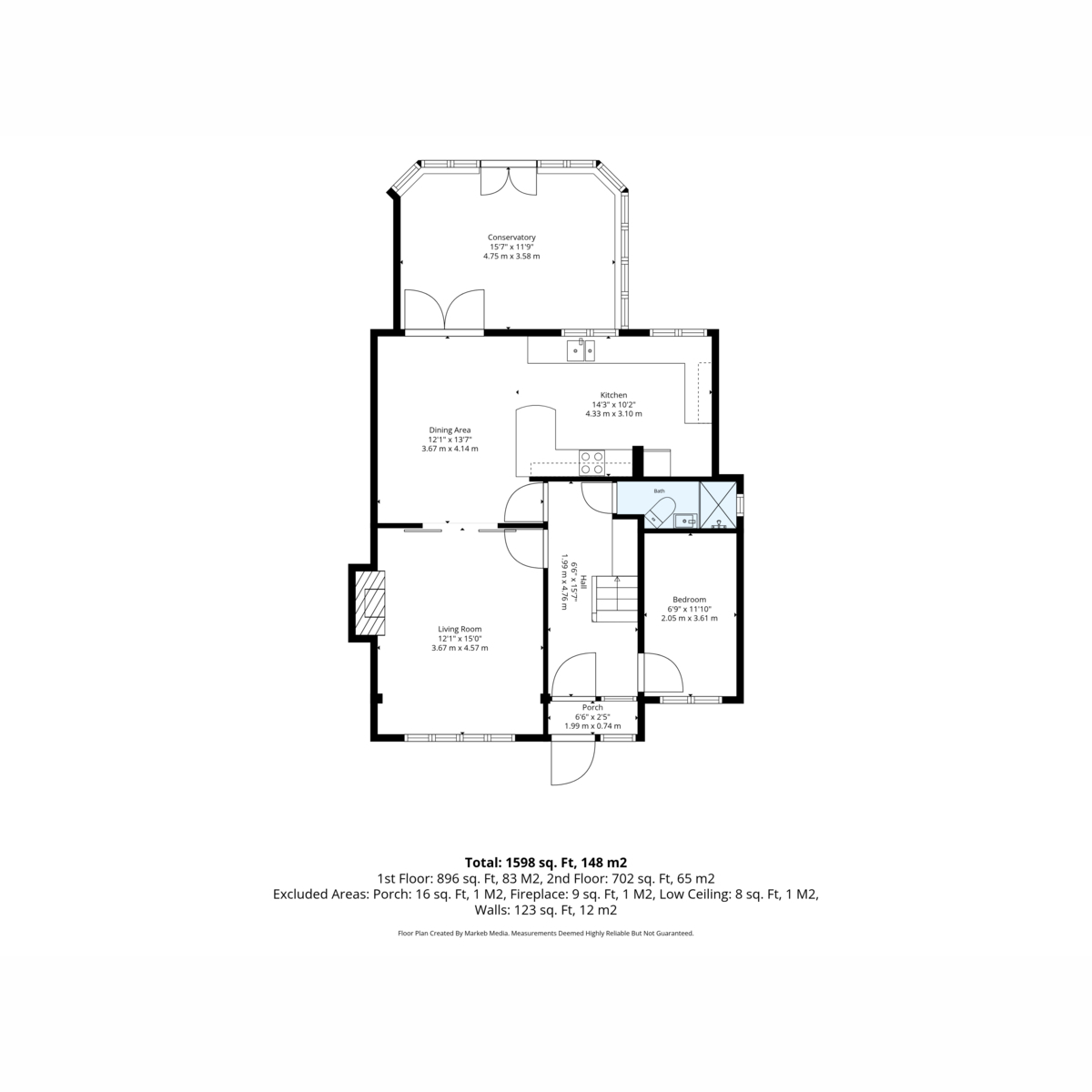 103, Eden Park Avenue, Beckenham floorplan