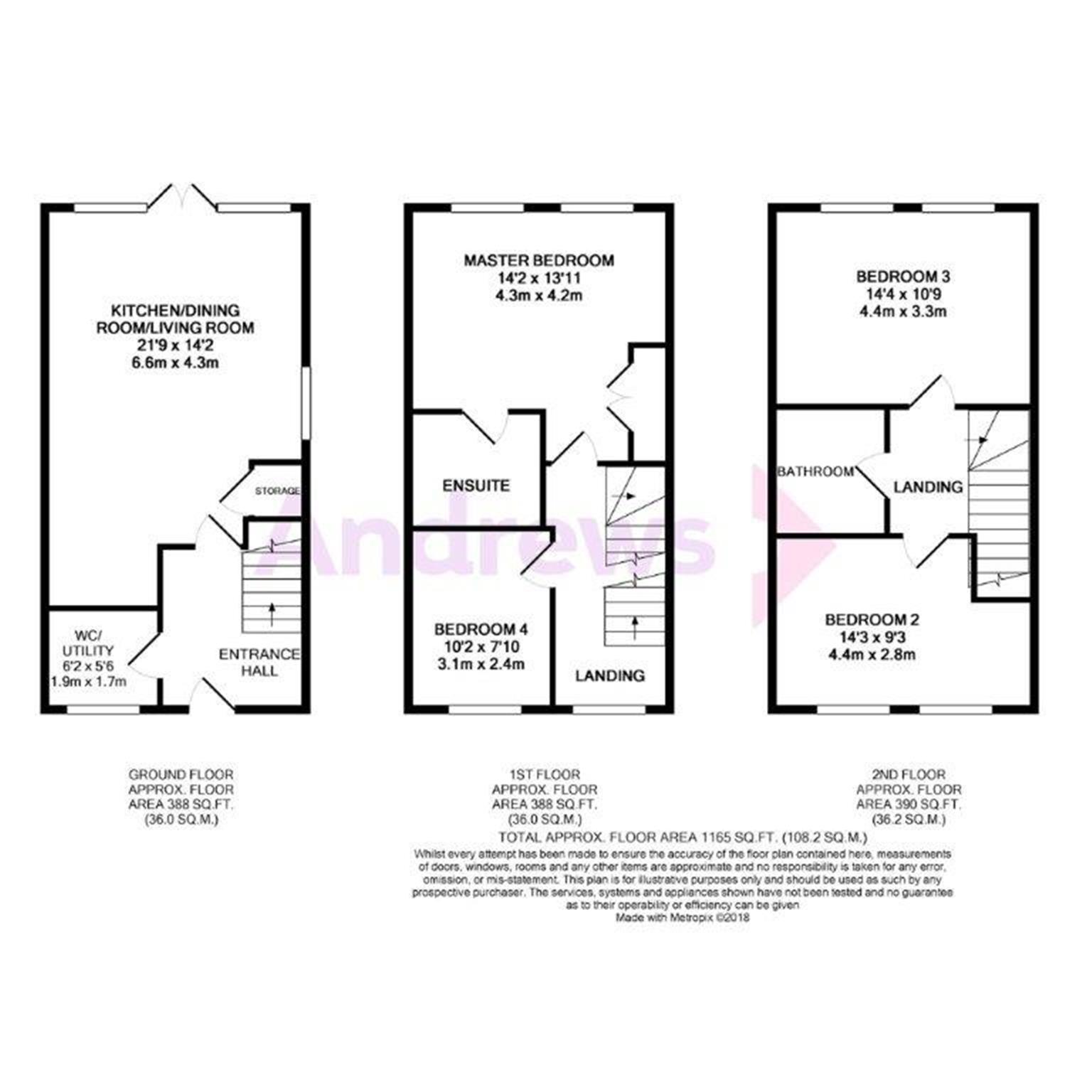 4 Bedrooms Terraced house to rent in Buccaneer Avenue, Brockworth, Gloucester GL3