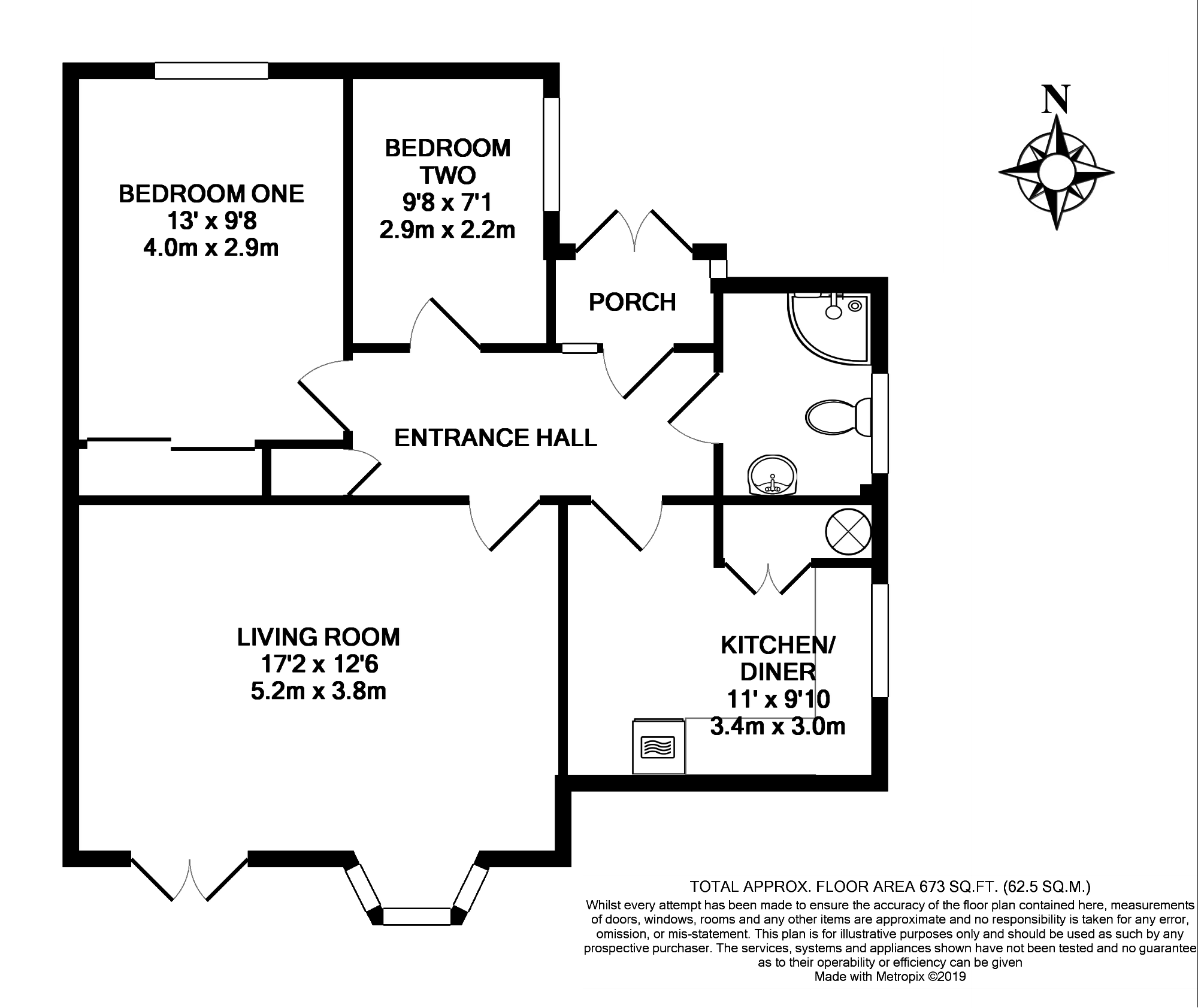 2 Bedrooms Terraced bungalow for sale in Ellingham Close, Grange Road, Alresford SO24